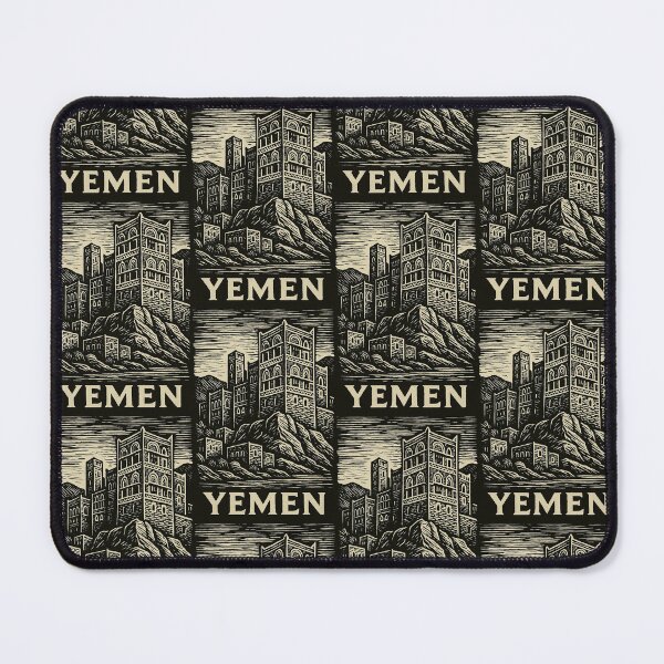 Item preview, Yemen Linocut Style designed and sold by Thistle-TShop.