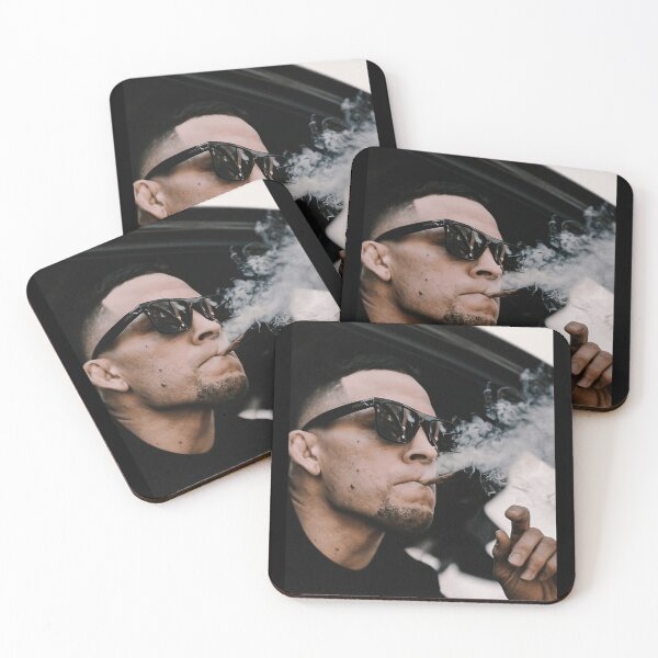 Item preview, Nate Diaz Ufc Cool Smoking Nate Diaz Bloody Nate Diaz designed and sold by AjdinZ.