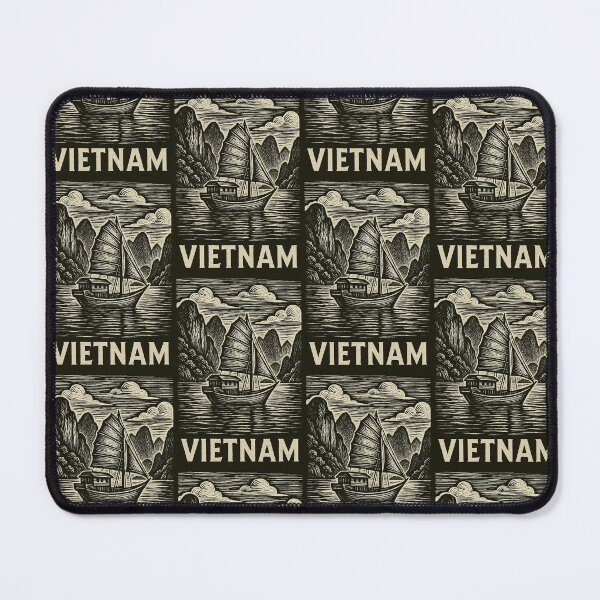 Item preview, Vietnam Linocut Style designed and sold by Thistle-TShop.
