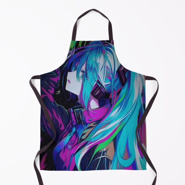 Item preview, Hatsune Miku - Neon Cyber Idol Girl | Futuristic Anime Synthwave Aesthetic designed and sold by Dyan4.