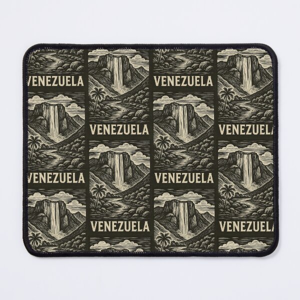 Item preview, Venezuela Linocut Style  designed and sold by Thistle-TShop.