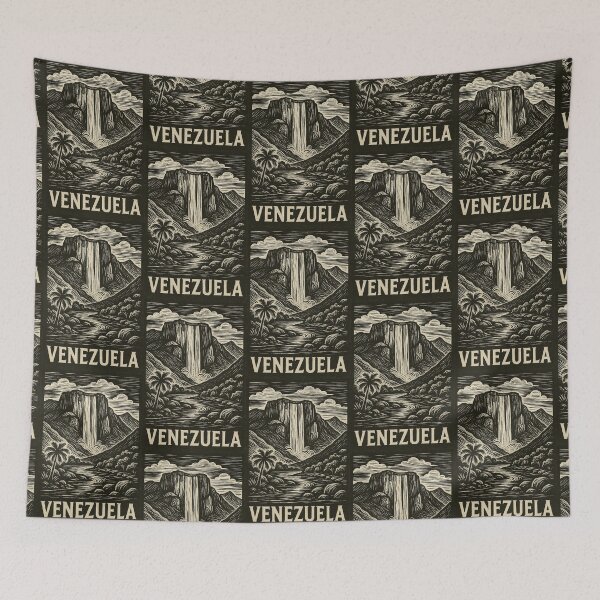 Item preview, Venezuela Linocut Style  designed and sold by Thistle-TShop.