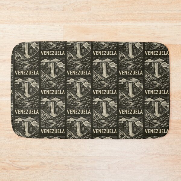 Item preview, Venezuela Linocut Style  designed and sold by Thistle-TShop.