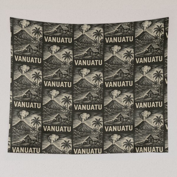 Item preview, Vanuatu Linocut Style  designed and sold by Thistle-TShop.