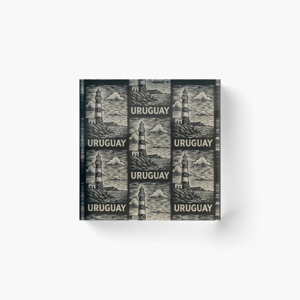 Item preview, Uruguay Linocut Style  designed and sold by Thistle-TShop.