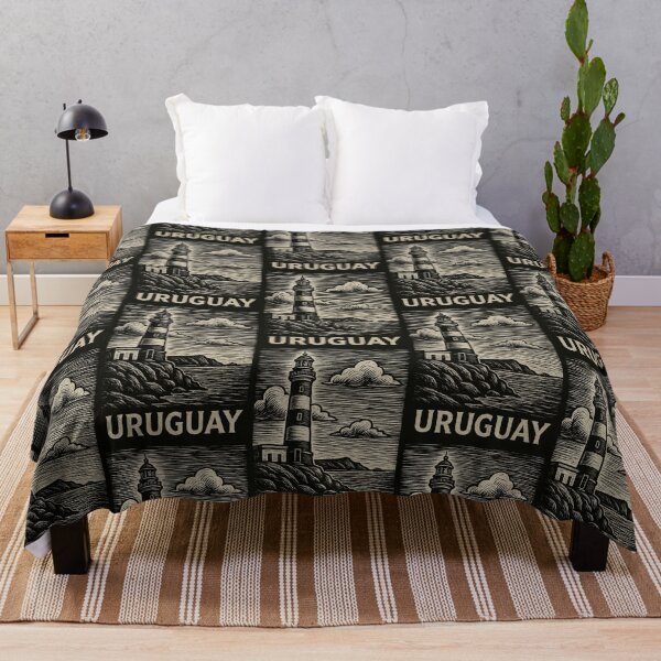 Item preview, Uruguay Linocut Style  designed and sold by Thistle-TShop.