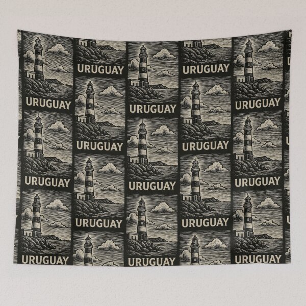 Item preview, Uruguay Linocut Style  designed and sold by Thistle-TShop.