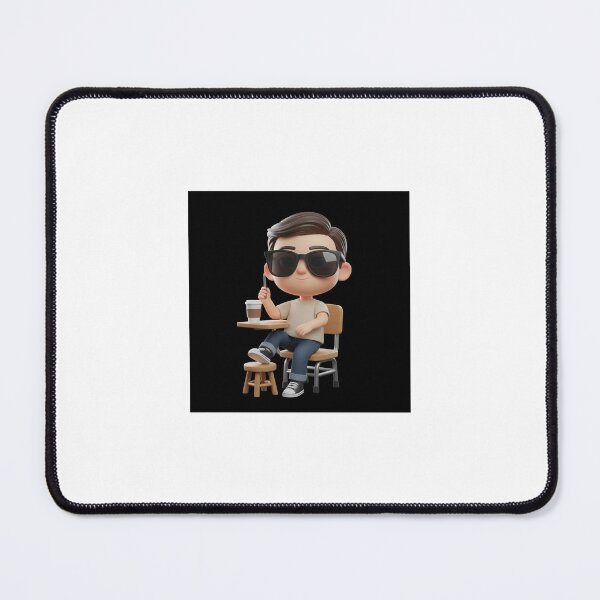 Item preview, Chill Coffee Vibes 3D Character designed and sold by TrendTonic1.