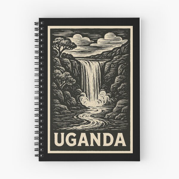 Item preview, Uganda Linocut Style  designed and sold by Thistle-TShop.