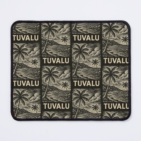 Item preview, Tuvalu Linocut Style designed and sold by Thistle-TShop.