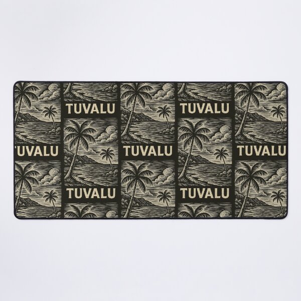 Item preview, Tuvalu Linocut Style designed and sold by Thistle-TShop.