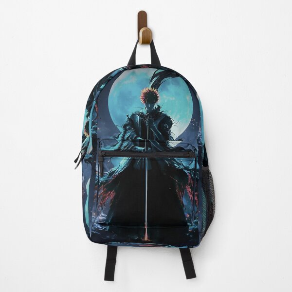 Item preview, Kurosaki Ichigo - Moonlit Shadow Swordsman | Dark Anime Samurai Under Full Moon designed and sold by Dyan4.