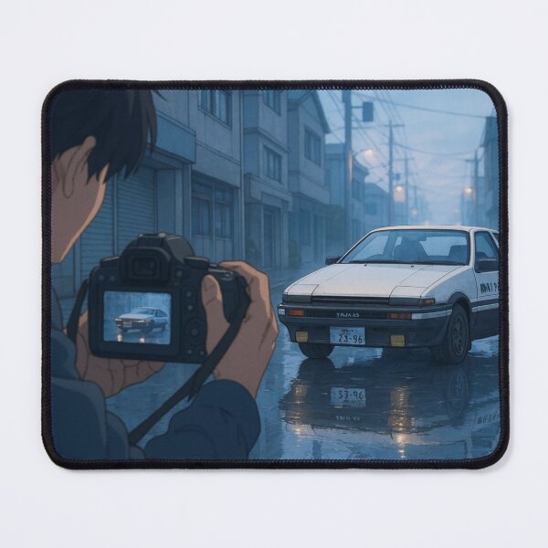Item preview, Anime Morning Reflections with Toyota Trueno Sprinter AE86 designed and sold by JDMInuDesigns.