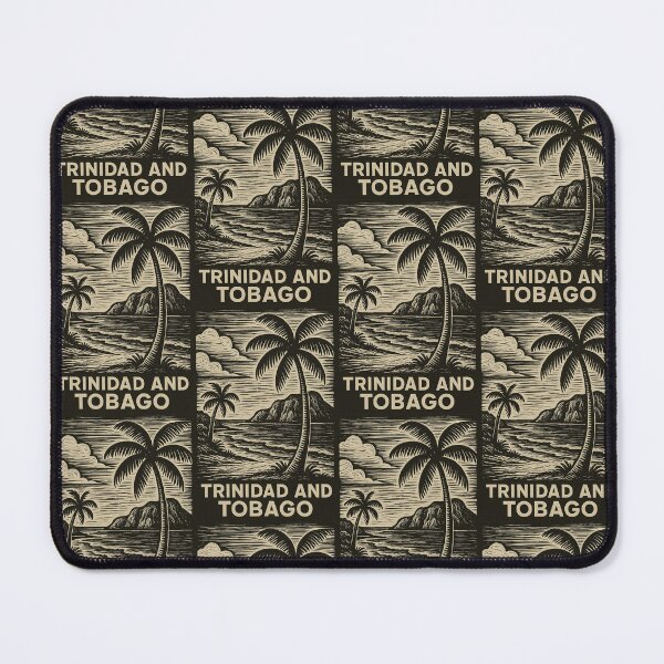 Item preview, Trinidad and Tobago Linocut Style designed and sold by Thistle-TShop.