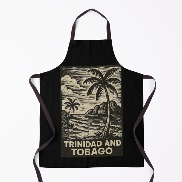 Item preview, Trinidad and Tobago Linocut Style designed and sold by Thistle-TShop.
