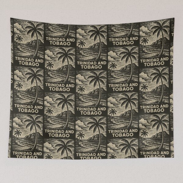Item preview, Trinidad and Tobago Linocut Style  designed and sold by Thistle-TShop.