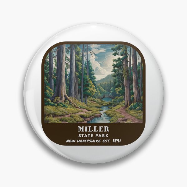 Item preview, Vintage Miller State Park (New Hampshire) designed and sold by RabbitK.