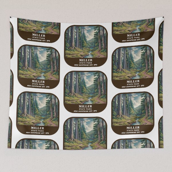 Item preview, Vintage Miller State Park (New Hampshire) designed and sold by RabbitK.
