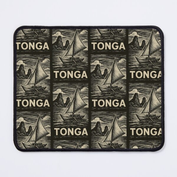 Item preview, Tonga Linocut Style  designed and sold by Thistle-TShop.