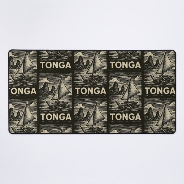 Item preview, Tonga Linocut Style  designed and sold by Thistle-TShop.