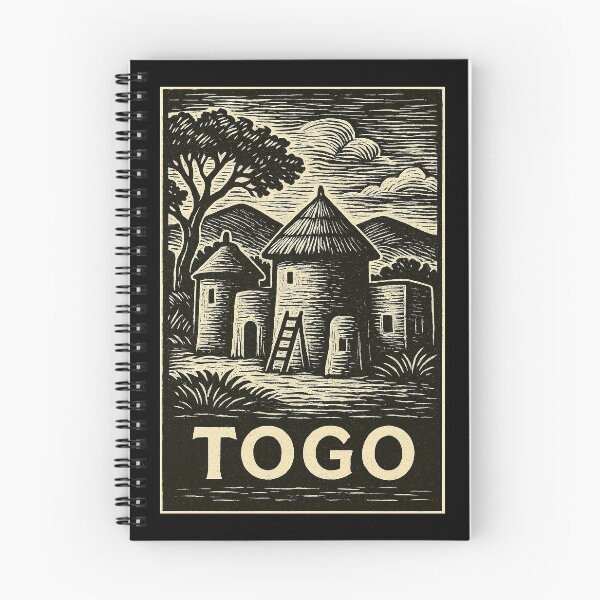 Item preview, Togo Linocut Style  designed and sold by Thistle-TShop.