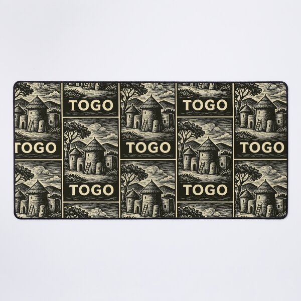 Item preview, Togo Linocut Style  designed and sold by Thistle-TShop.