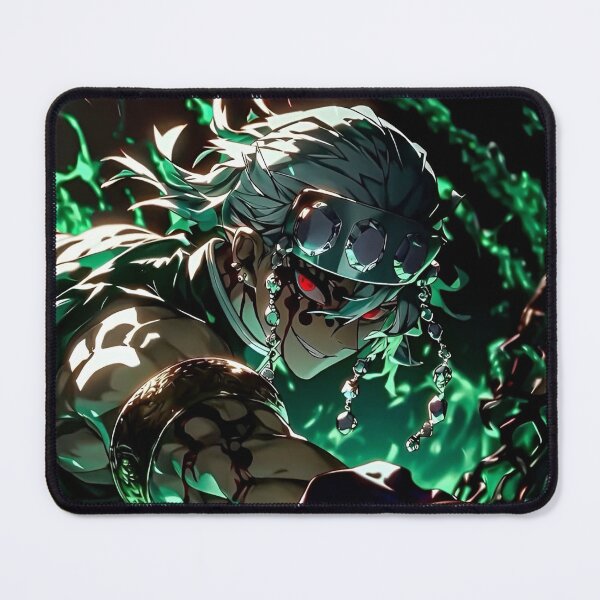 Item preview, Emerald Chaos Swordsman | Dark Anime Warrior with Green Flame Energy designed and sold by Dyan4.