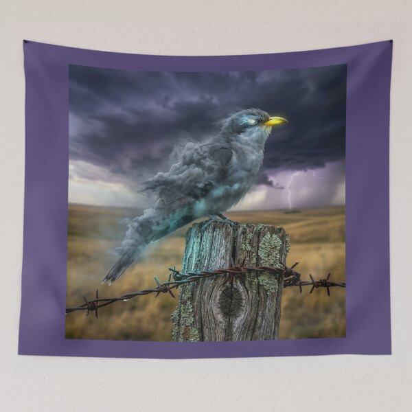Item preview, Storm (Rain) Crow: Yellow-Billed Cuckoo designed and sold by Tridentulus.
