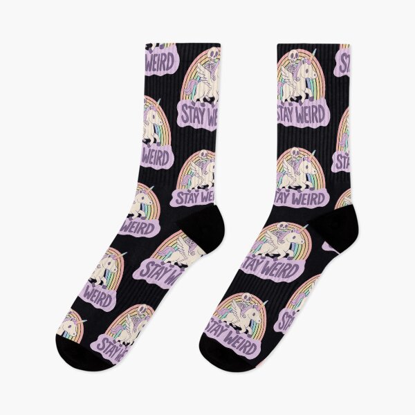 Item preview, Stay Weird Skeleton Unicorn designed and sold by odbkuety83.