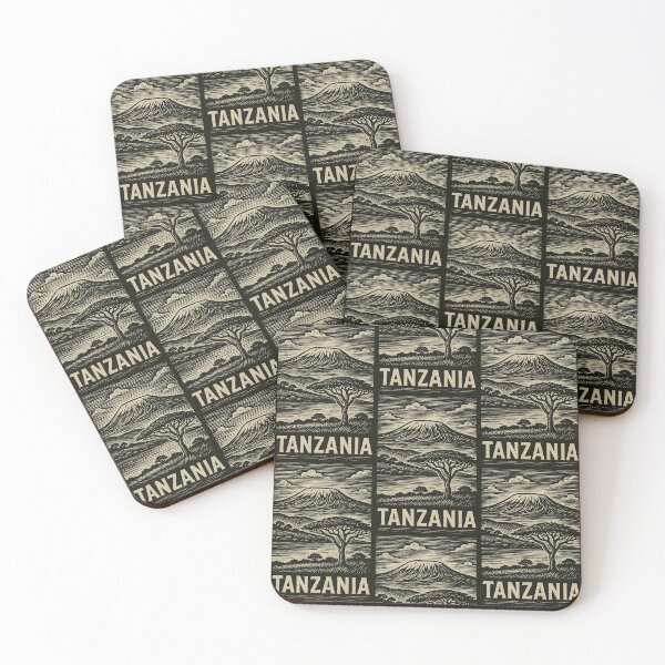 Item preview, Tanzania Linocut Style  designed and sold by Thistle-TShop.