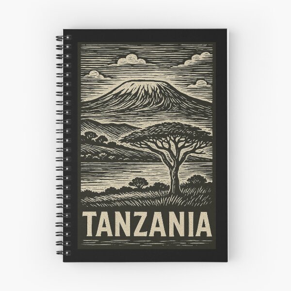 Item preview, Tanzania Linocut Style  designed and sold by Thistle-TShop.