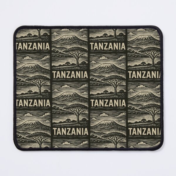 Item preview, Tanzania Linocut Style designed and sold by Thistle-TShop.