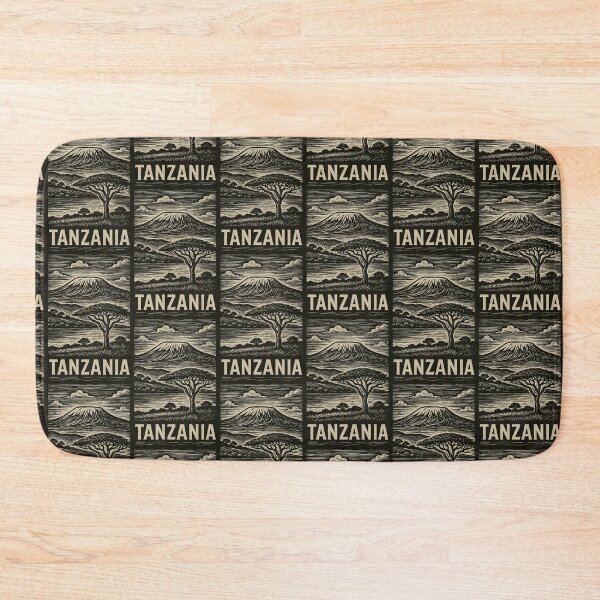 Item preview, Tanzania Linocut Style  designed and sold by Thistle-TShop.