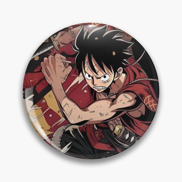 Item preview, Crimson Pirate Brawler | Anime-Inspired Warrior Action Art designed and sold by Dyan4.