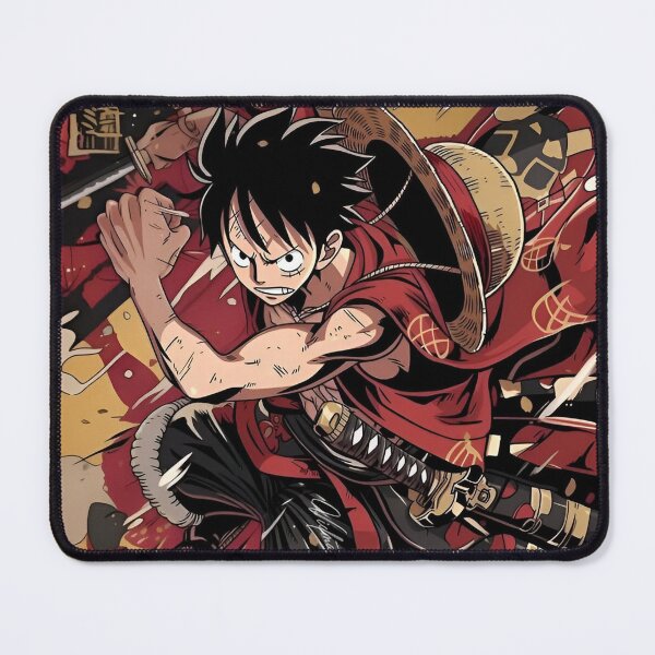 Item preview, Crimson Pirate Brawler | Anime-Inspired Warrior Action Art designed and sold by Dyan4.