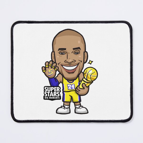 Item preview, Super Stars KOBE Bryant Cute Cartoon Basketball Art designed and sold by PJDRAW.