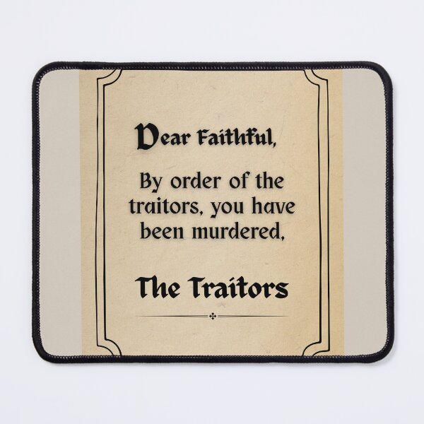 Item preview, The Traitors: You Have Been Murdered designed and sold by lmfluffycat.
