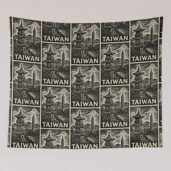 Item preview, Taiwan Linocut Style  designed and sold by Thistle-TShop.