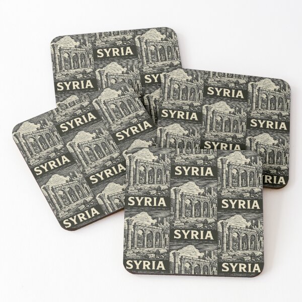 Item preview, Syria Linocut Style  designed and sold by Thistle-TShop.