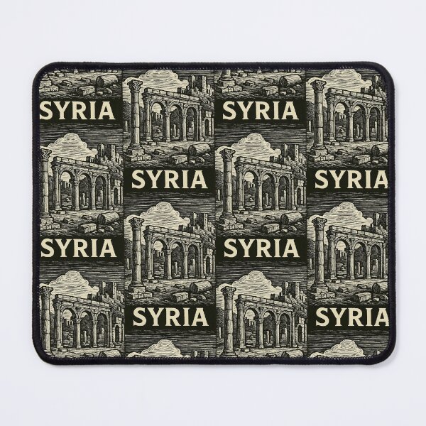 Item preview, Syria Linocut Style  designed and sold by Thistle-TShop.