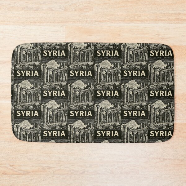 Artikelvorschau, Syrischer Linolschnitt entworfen und verkauft von Thistle-TShop.