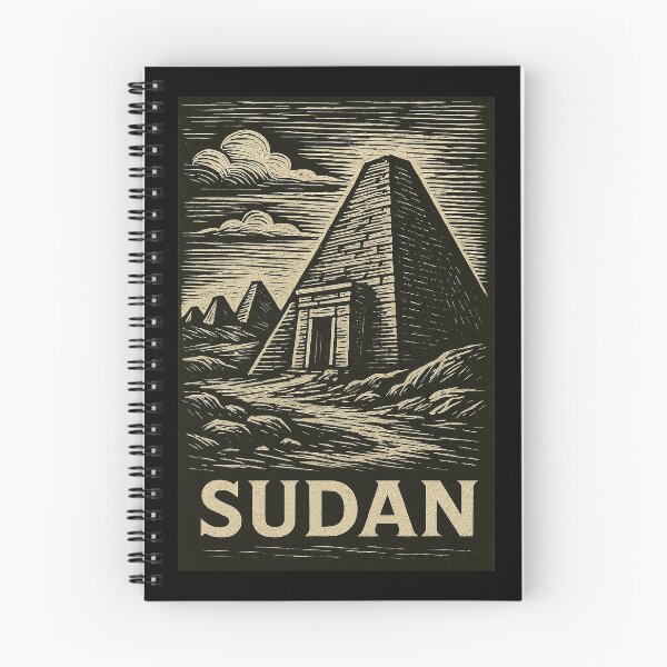 Item preview, Sudan Linocut Style  designed and sold by Thistle-TShop.