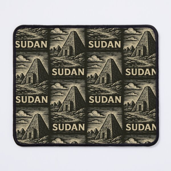 Item preview, Sudan Linocut Style  designed and sold by Thistle-TShop.
