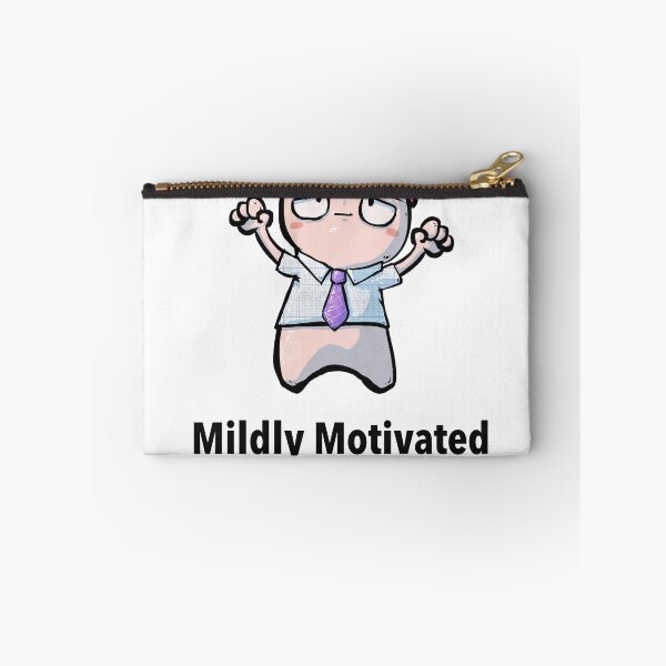 Item preview, Mildly Motivated designed and sold by Cute & Funny Hand-Drawn Prints | Happy Doodle Friends Shop.