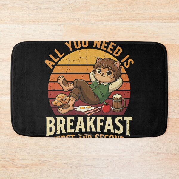 Item preview, Retro Halfling Second Breakfast designed and sold by AdyKurniawan.