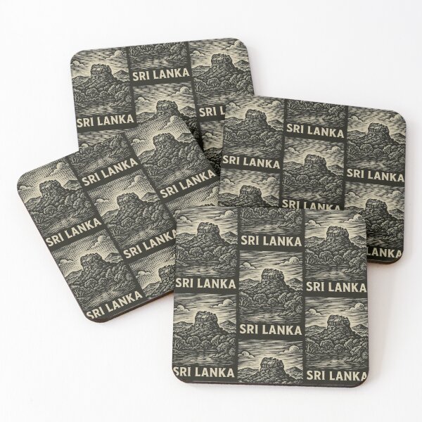 Item preview, Sri Lanka Linocut Style  designed and sold by Thistle-TShop.