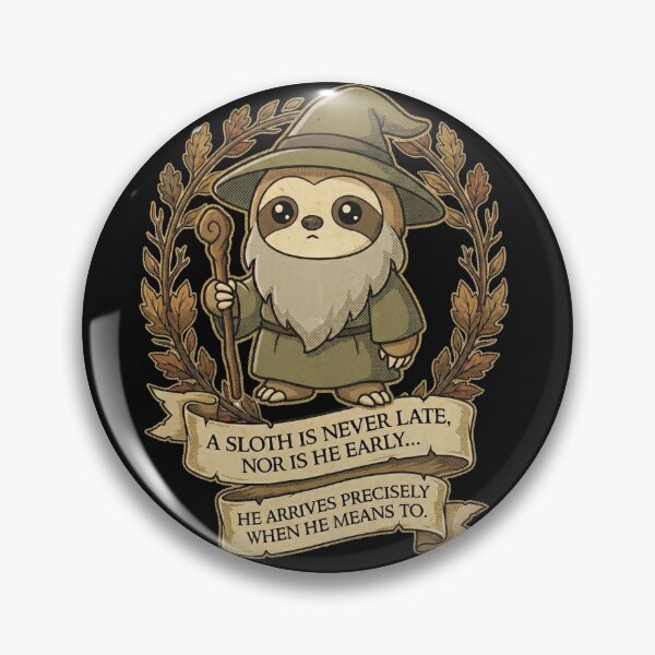 Item preview, Sloth Wizard Wisdom designed and sold by AdyKurniawan.