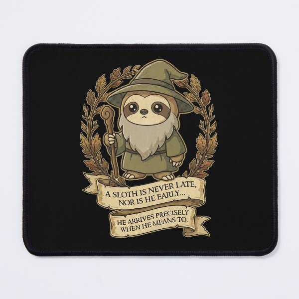Item preview, Sloth Wizard Wisdom designed and sold by AdyKurniawan.