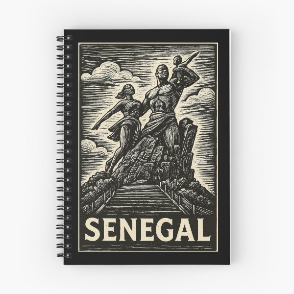 Item preview, Senegal Linocut Style  designed and sold by Thistle-TShop.