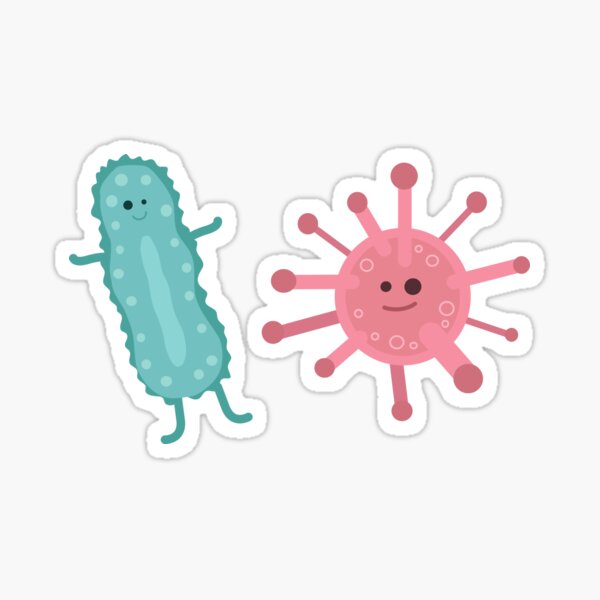 Virus and Bacteria Sticker